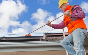 Bassett soft wash roof cleaning